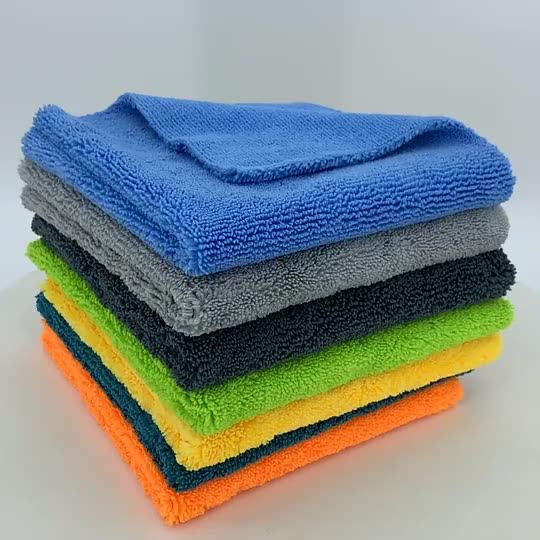 Wholesale Custom Auto Detailing Cloth 16x16inches 380gsm Auto Detailing