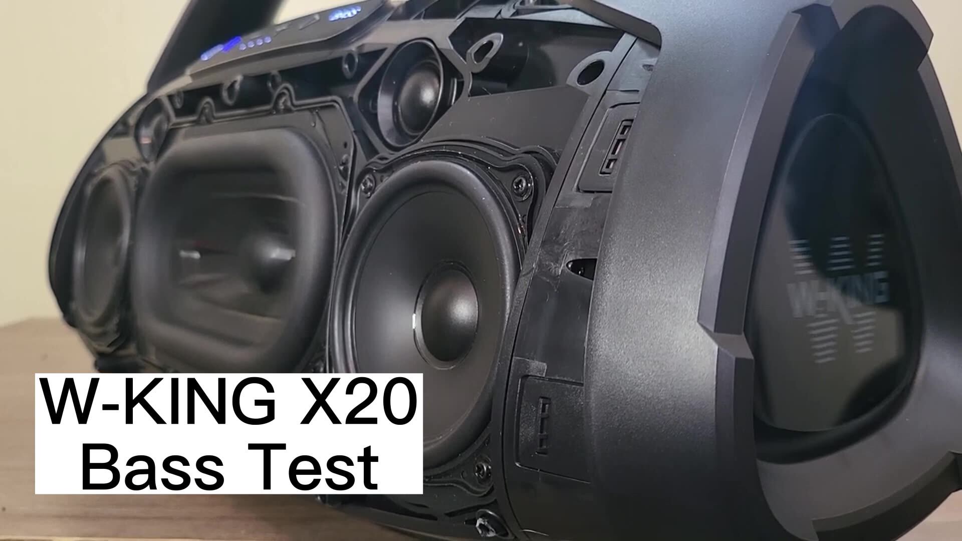 W-KING X20 Bluetoothスピーカー 大迫力200W 防水、防塵 S603d082232244b44b1d7b7edf1b5b