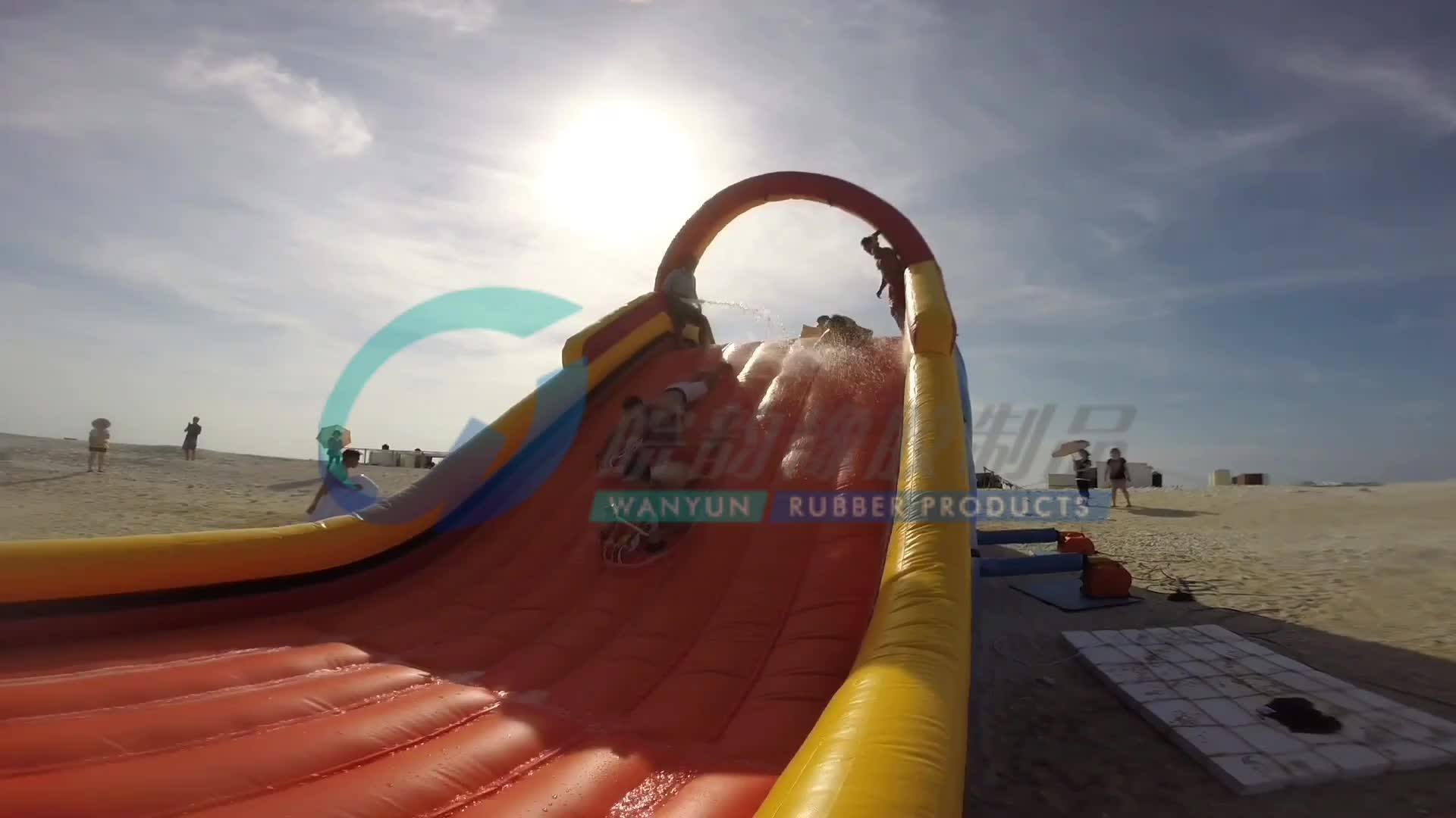 Outdoor Floating Inflatable Yacht Water Slide For Sale Inflatable Water