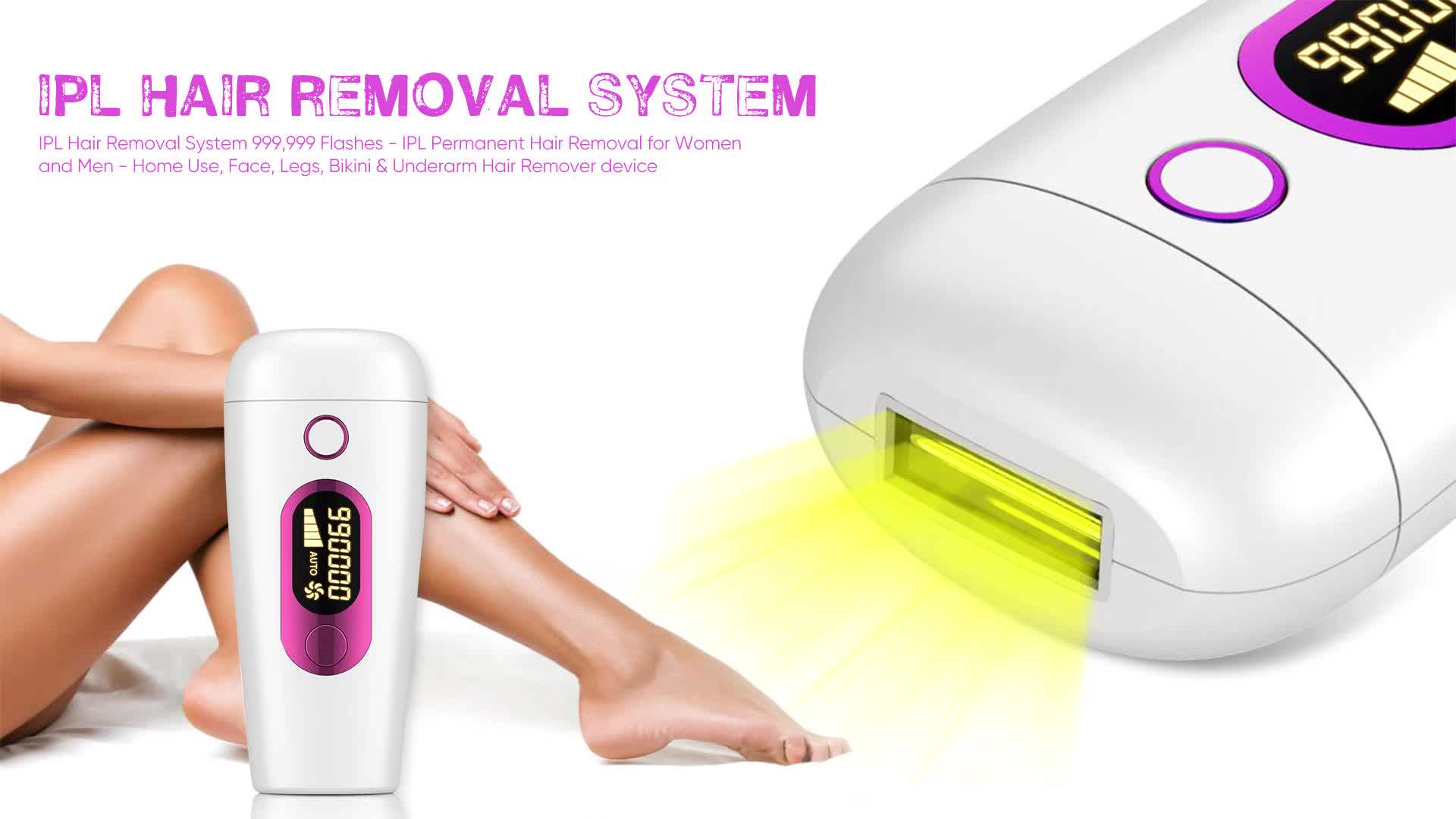 Christmas Gifts Home Use 990,000 Flash Painless Ipl Laser Hair Removal