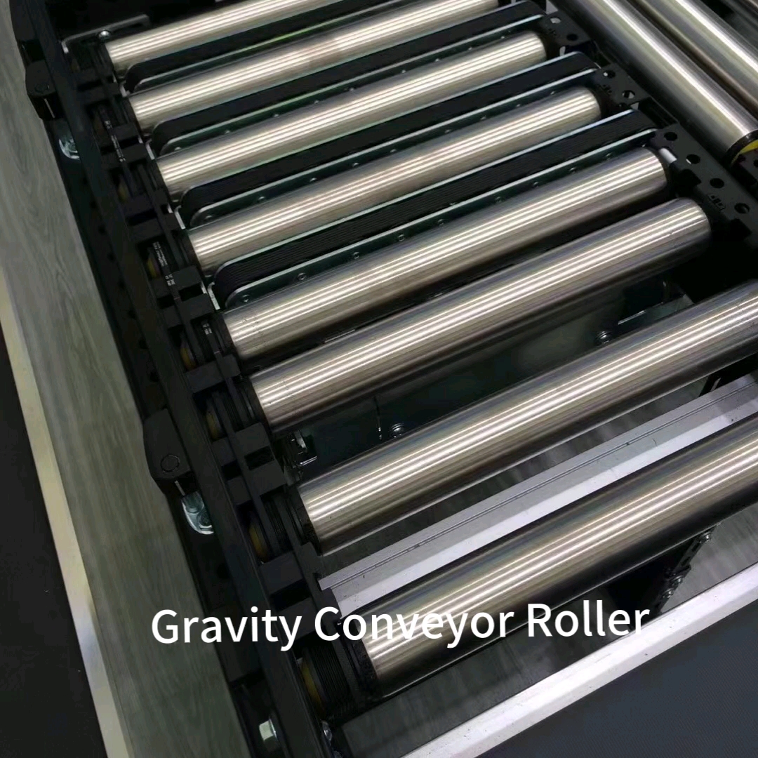 38mm Dia Spring Loaded Gravity Conveyor Roller 38x200 With Plastic End