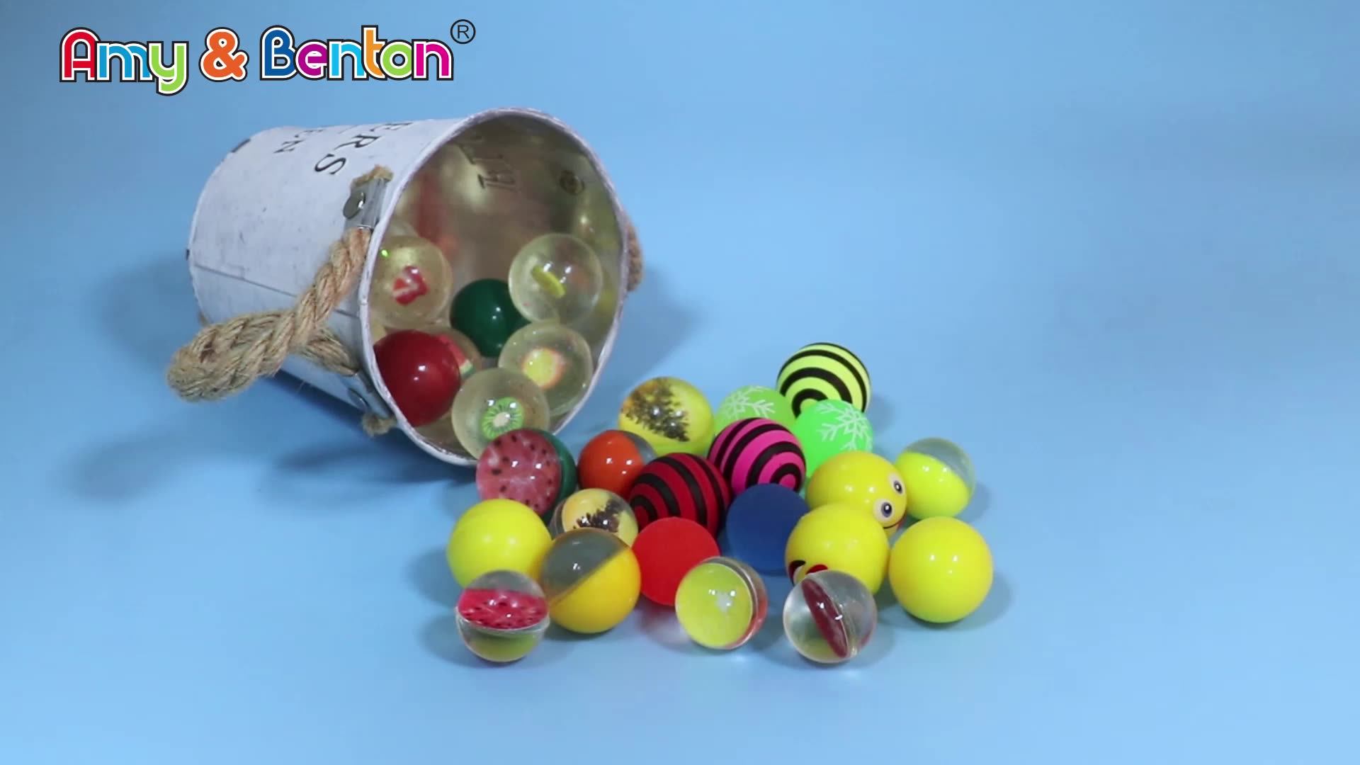 Pinata Stuffers JOYIN 24-Pack Assorted Bouncy Balls 32mm High