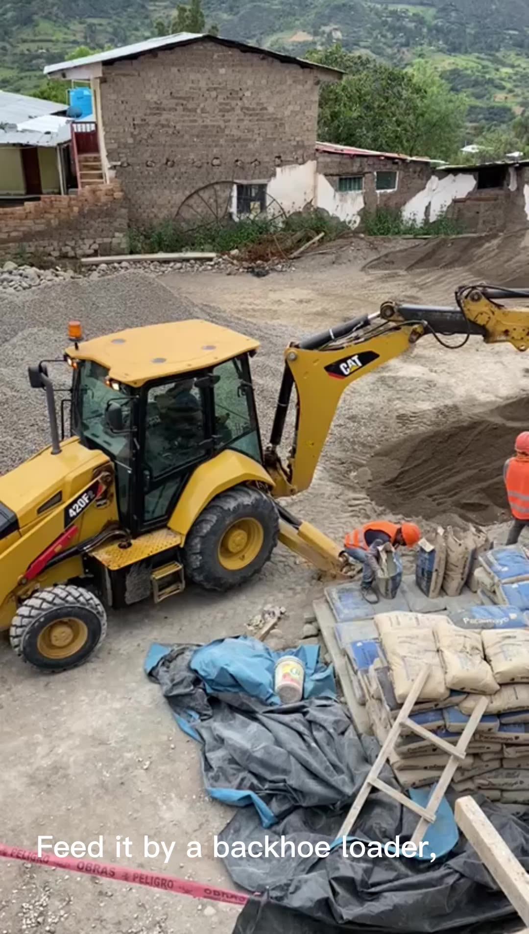 Hamac Mini Portable Trailer Concrete Cement Mixer With Pump Dhtb15