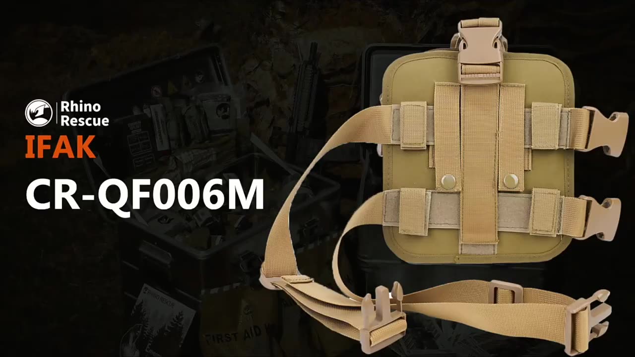 新品 実物　RHINO TACTICAL　米国FDA認証　IFAKキット　TAN IFAK Trauma & Medical Kits - Compact First Aid for Quick