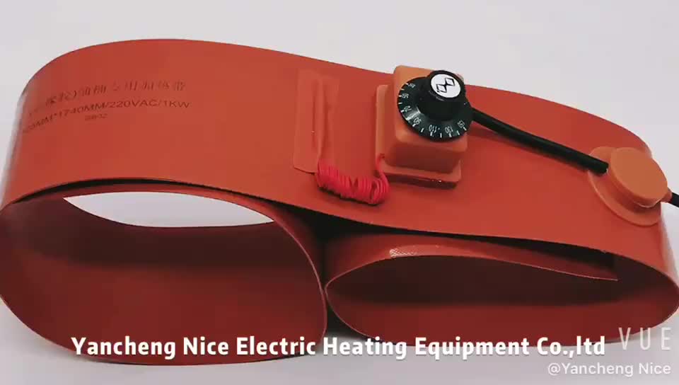 20l 200l Silicone Rubber Oil Barrel Heating Band/pad Heater For Drums