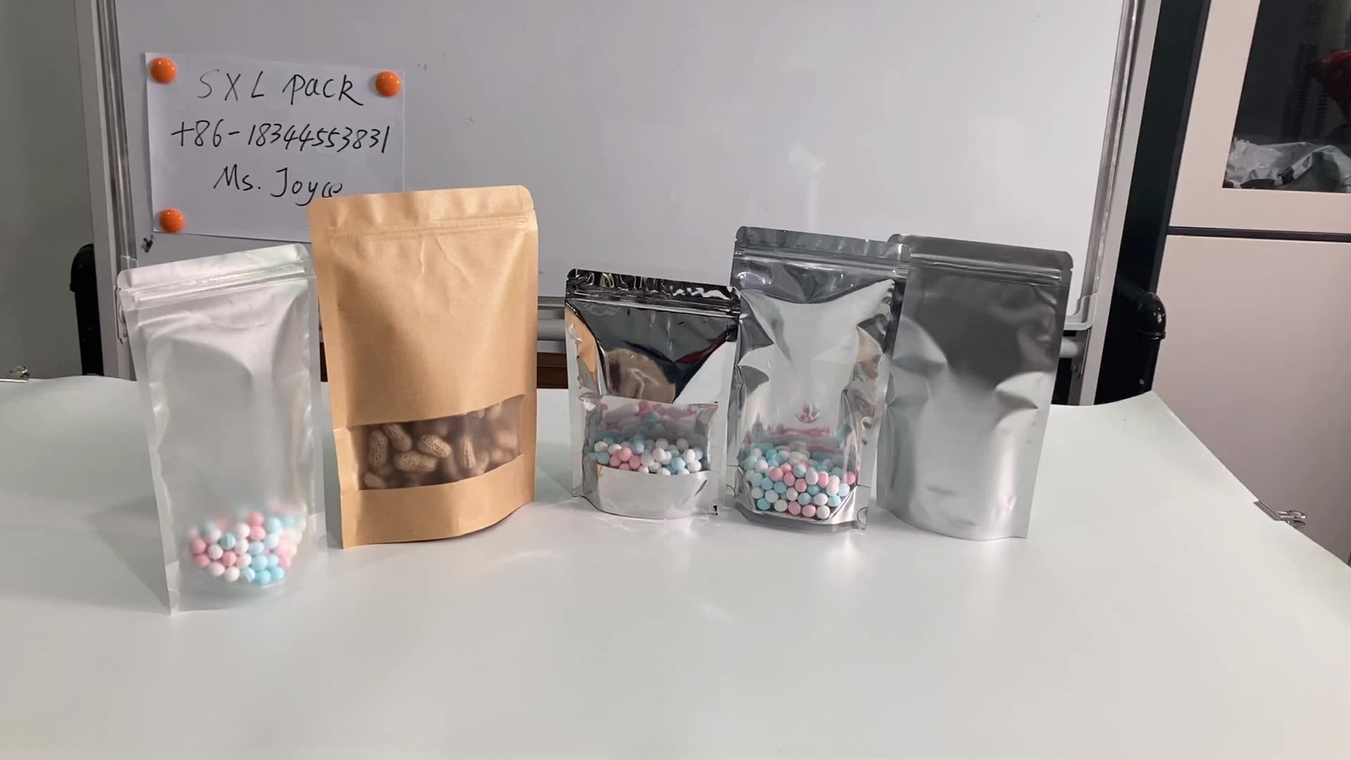 Recycled Kraft Paper Bags Lined Aluminum Foil From Manufacturers Buy