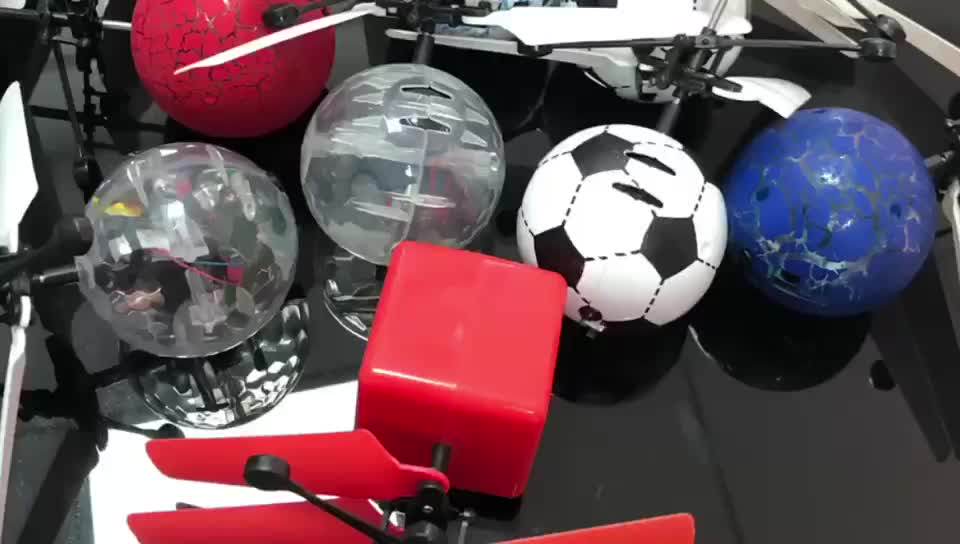 Induction Air Balls Airplane Toys Fly Spinning Light Electric Toy Magic