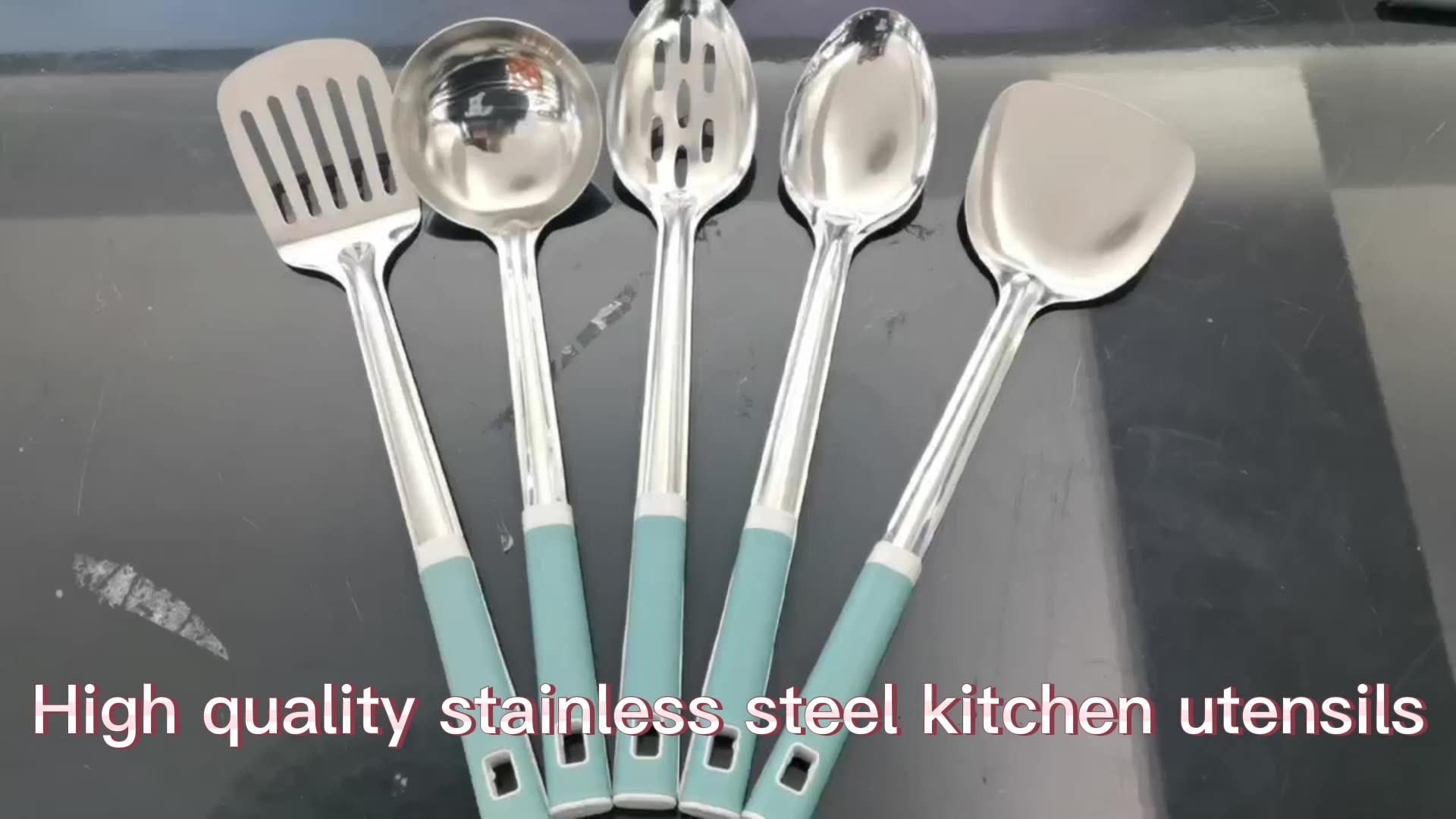 Stainless Steel Kitchen Cooking Utensils Set Accessories Tools Utensils