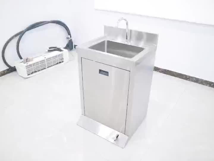 New Arrival Floor Model Hand Sink With Foot Operated Controllers Pedals