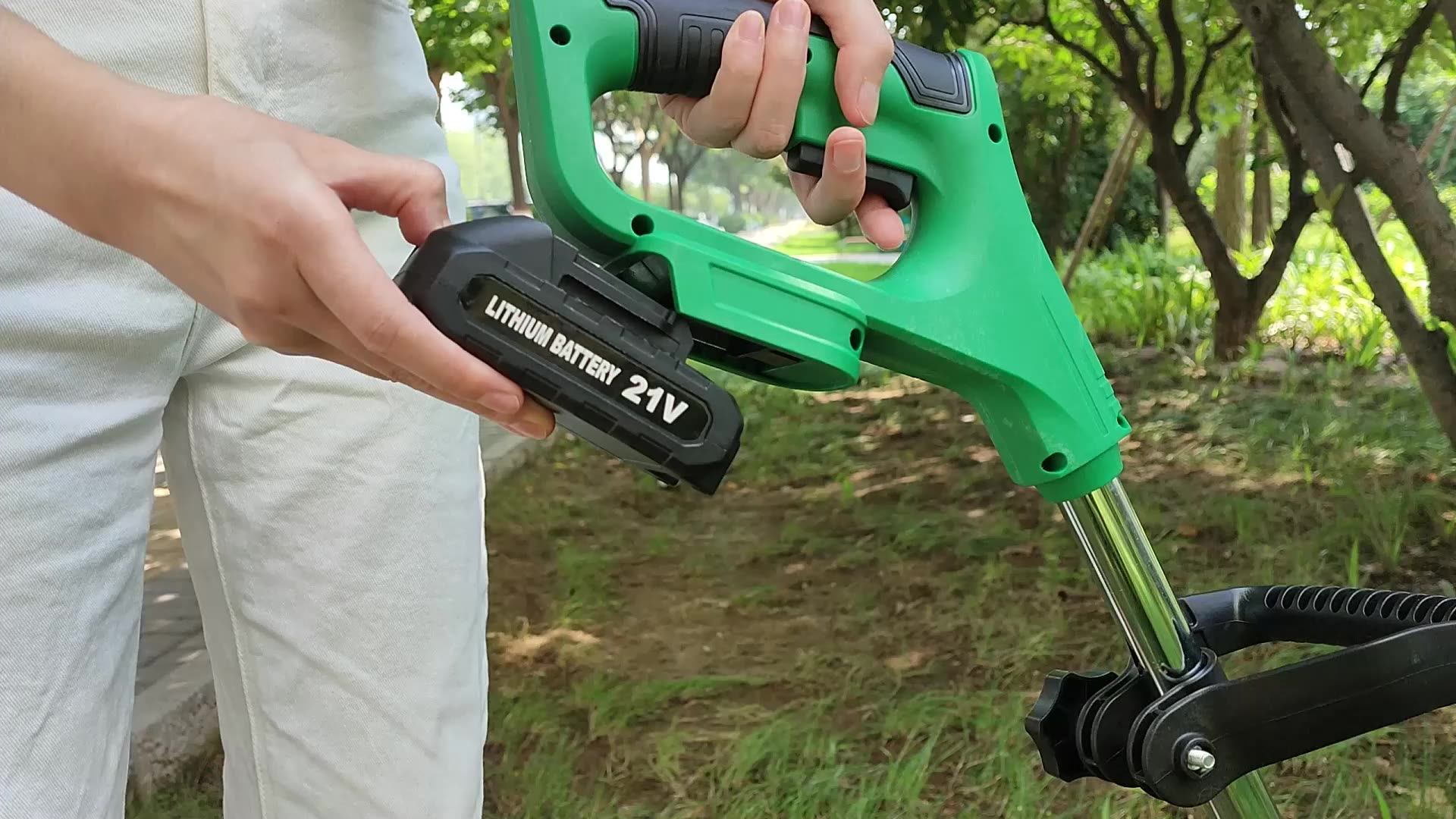 Garden Tools Lithium Battery Electric Rechargeable Grass Cutter Hand