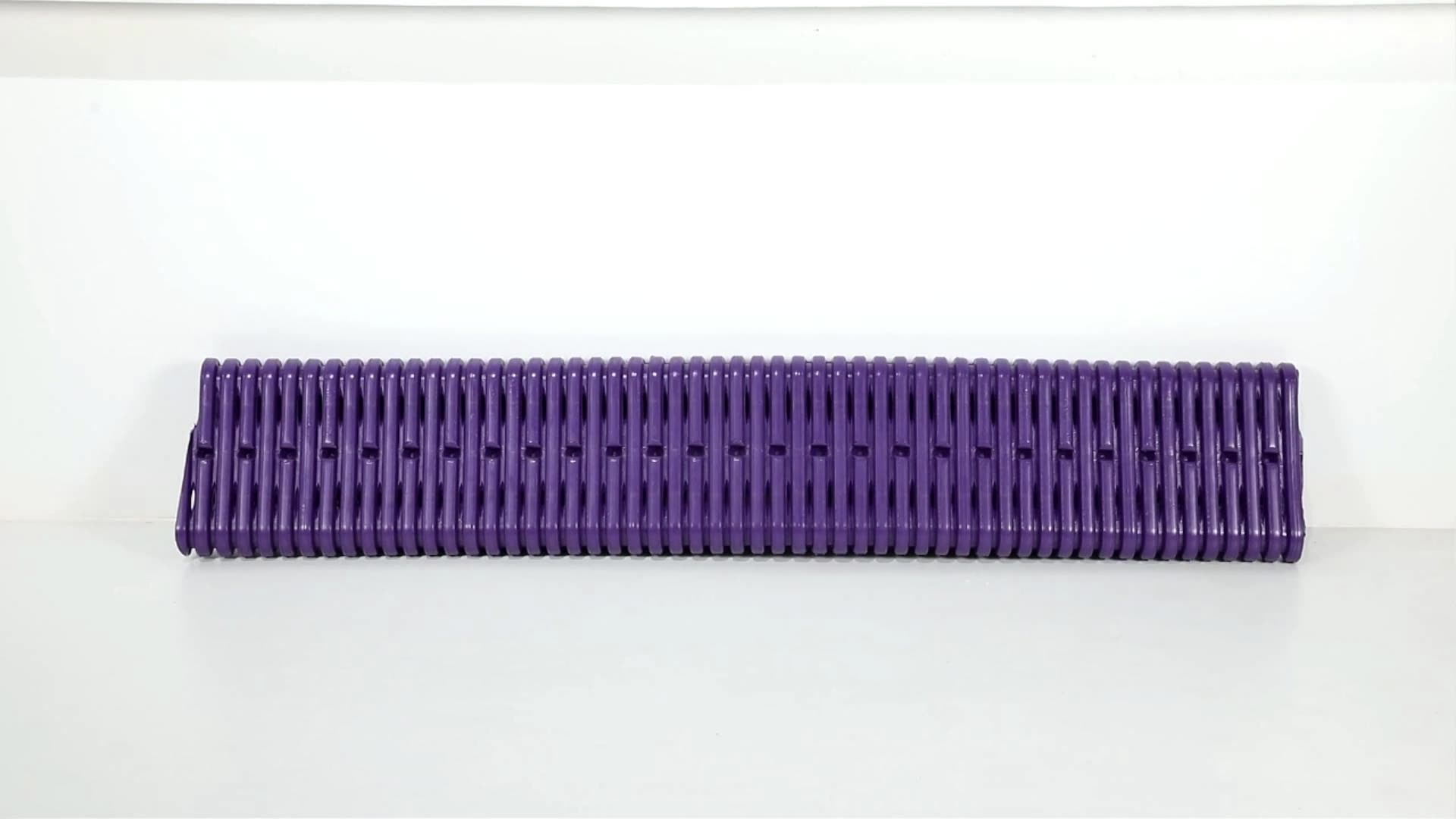 Polyethylene Corrugated Perforated Plastic Tube Flat Drainage Pipe For