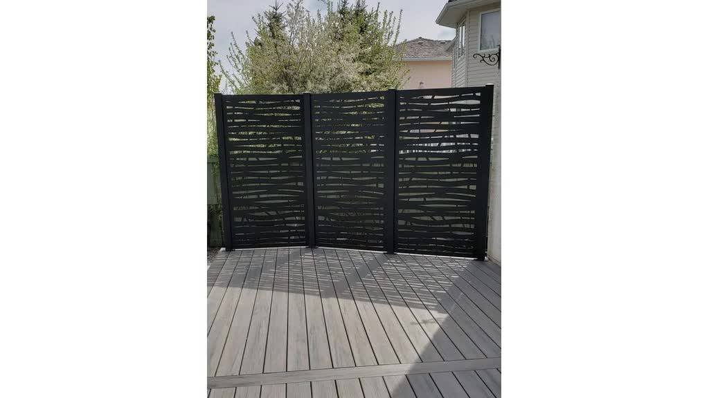 Garden Fencing Trellis Gates Courtyard Aluminium Laser Cut Gates