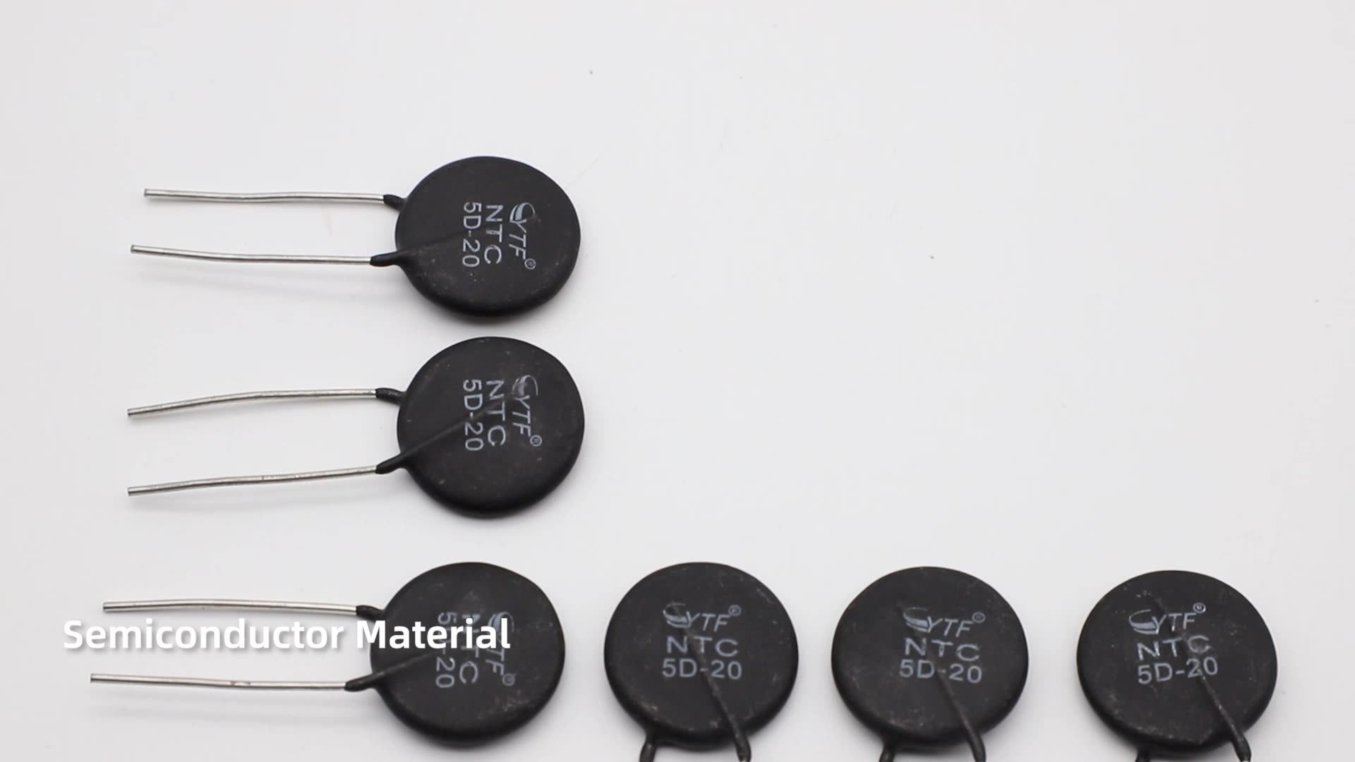 20 Stück NTC Thermistor 8D-9 8 Ohm 2A - Temperatursensoren Für Elektronik Projekte