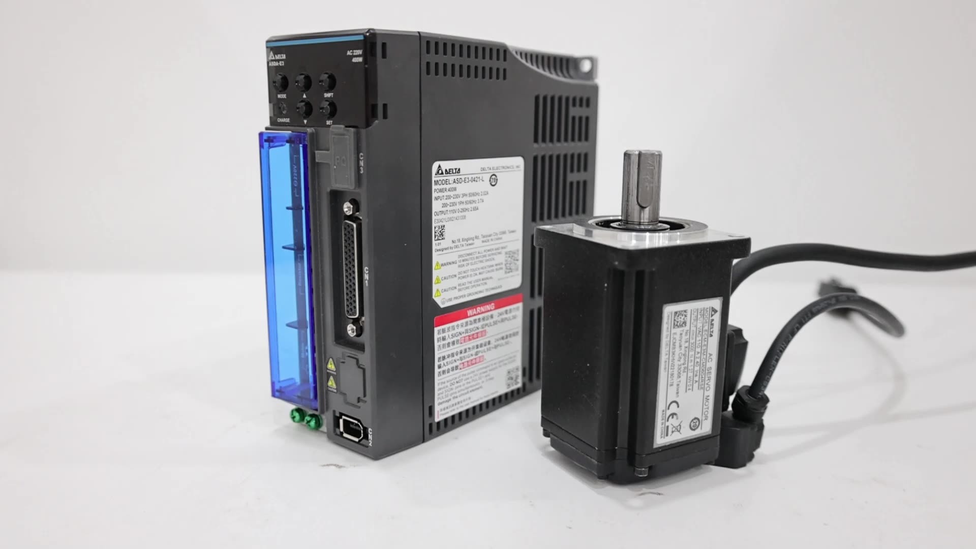 Ac Servo Motor Kit Delta B3 Servo Driver 17bit Encoder Asdb30421l+