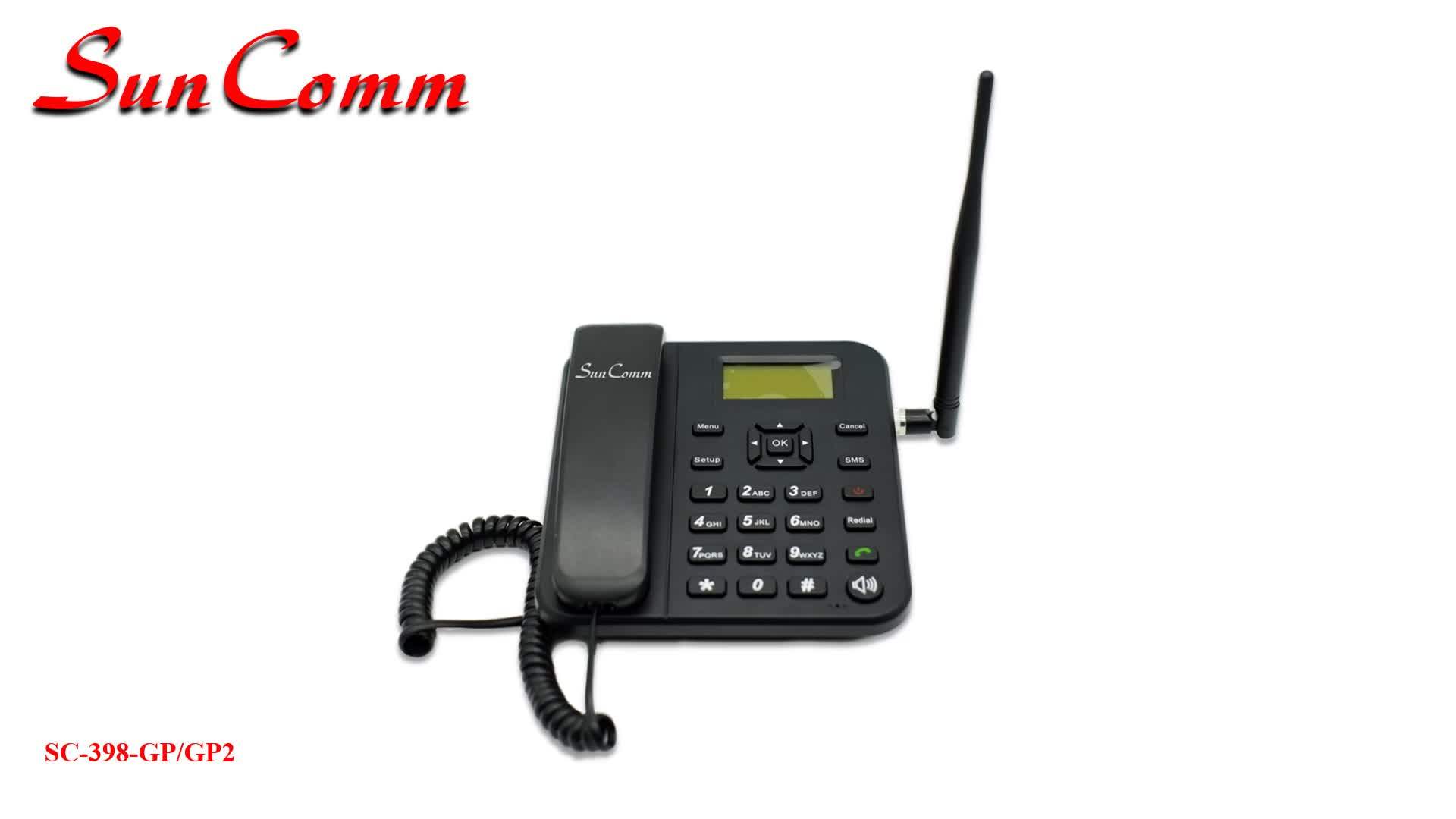Sc398gp2 Hotel Gsm Fixed Wireless Desktop Phone Sim Card Home Office