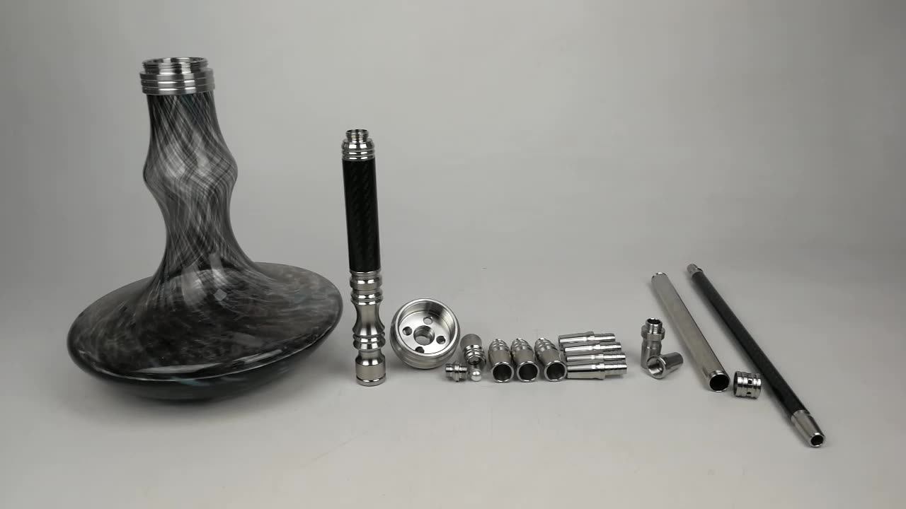 2020 New Hookah Shisha Carbon Hose Hookah 72 Shisha Edelstahl Black Buy Carbon Shisha Hookah