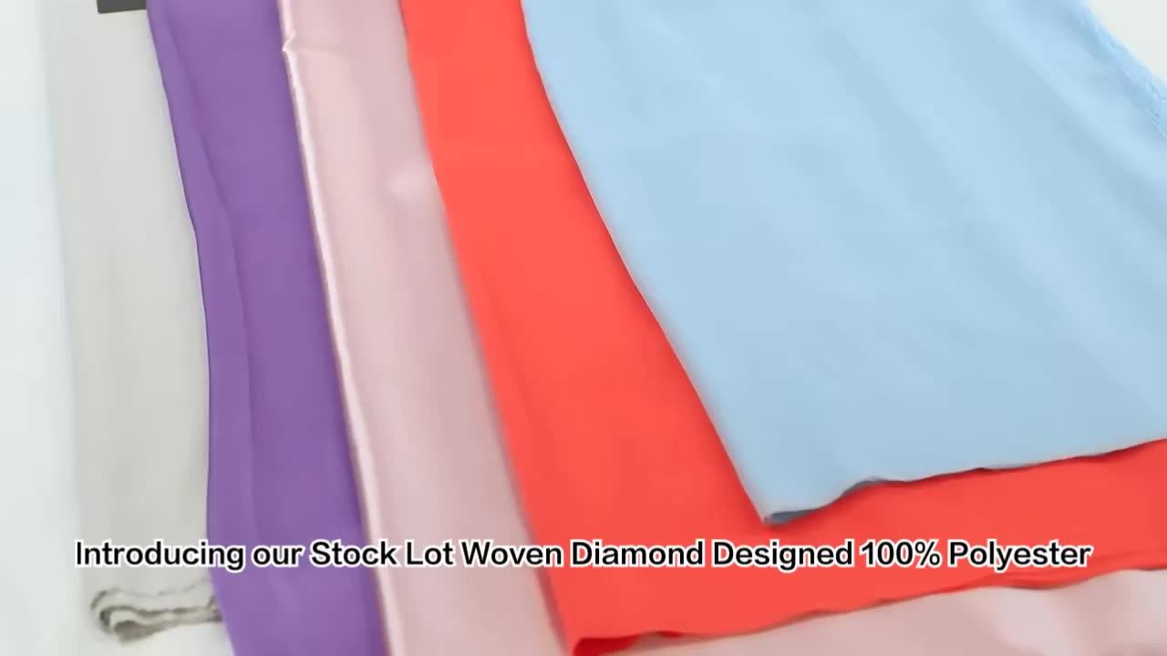 Clothing Raw Materials 100% Polyester Four-Way Stretch Spandex