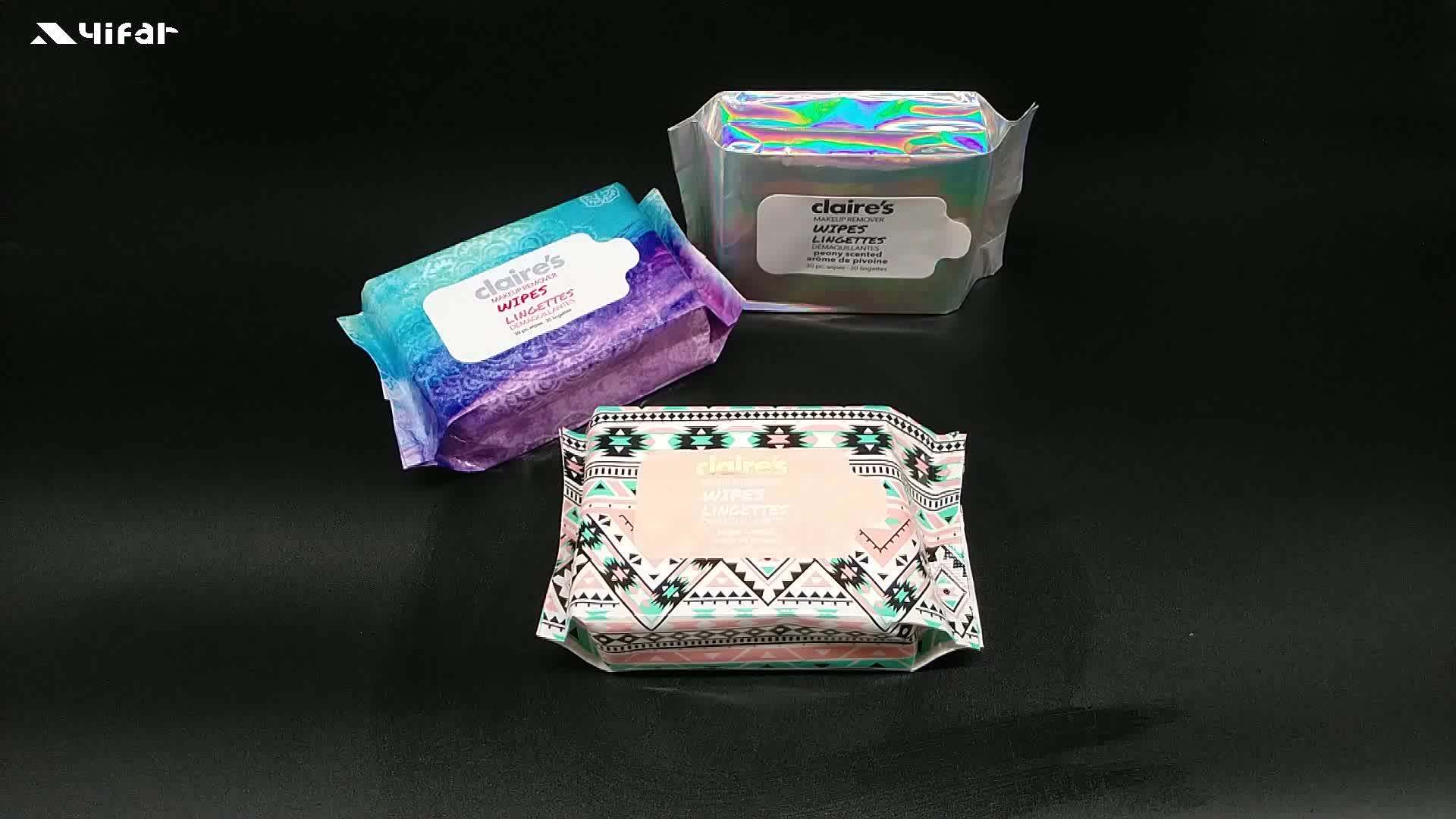 High Quality Nail Polish Remover Wipes Makeup Women Cleaning Wet Wipes