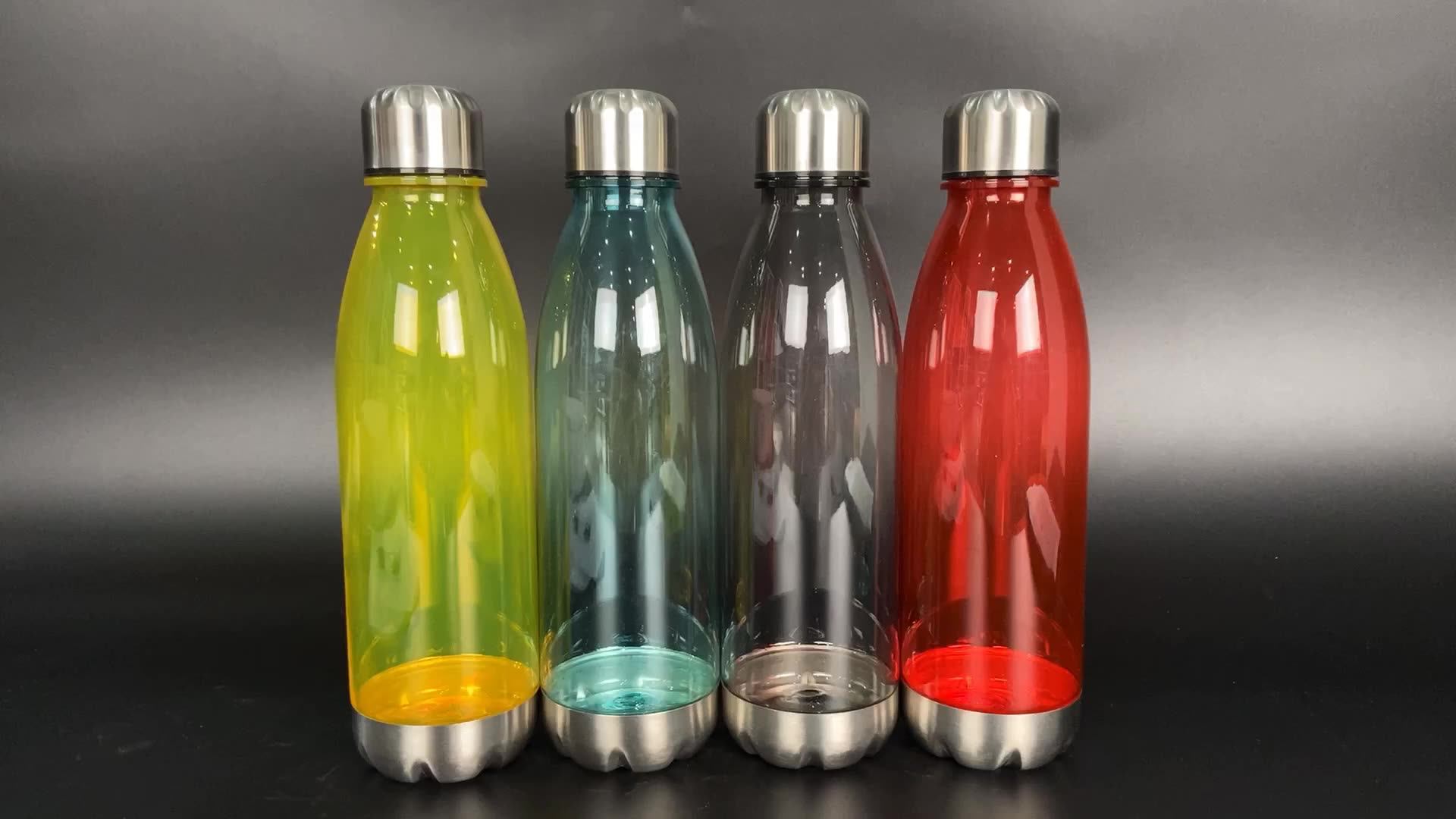 700ml Cola Shape Reusable High Quality Custom Bpa Free Clear Tritan