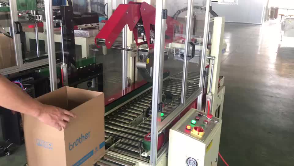 Brother Automatic Box Folding Pneumatic Adjustment Carton Packing And Taping Sealing Machine