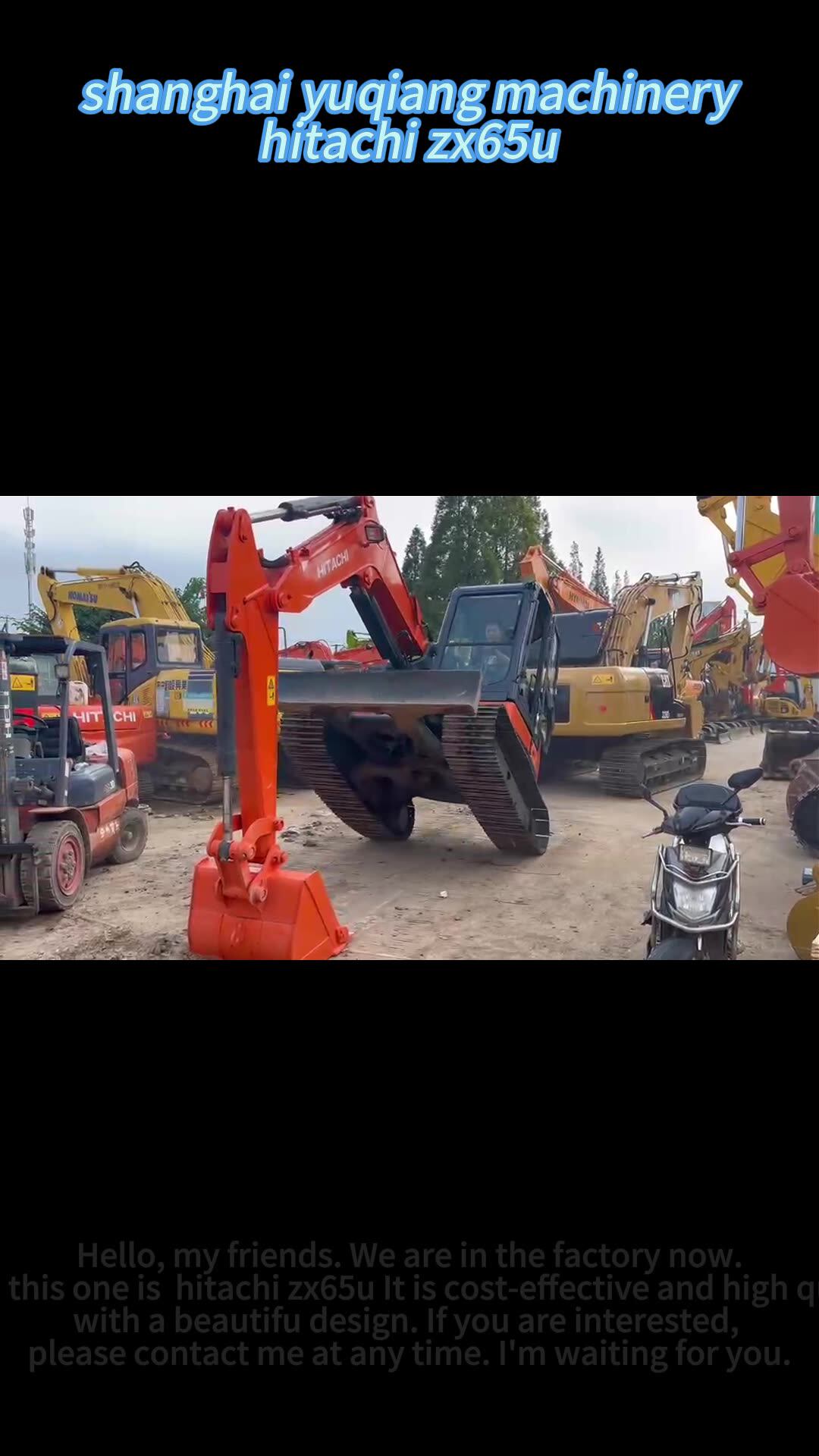 Used Excavator Digger - Hitachi ZX65U Hydraulic Backhoe