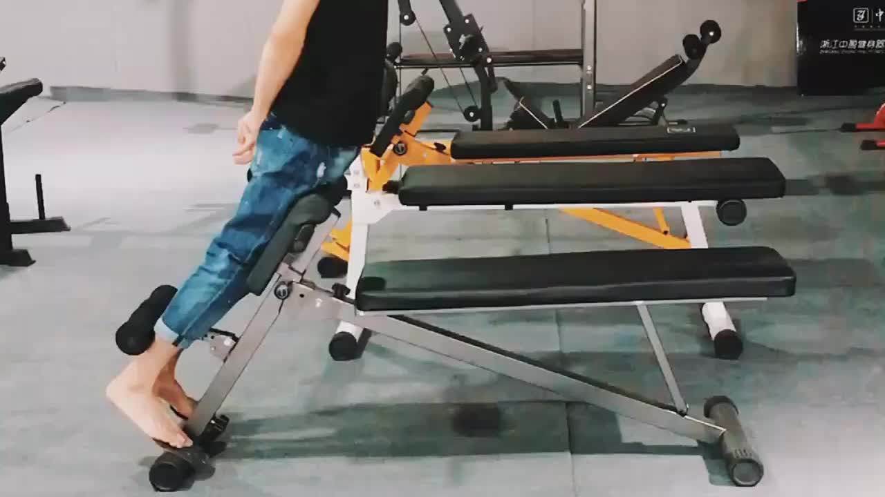 Ab Back Hyperetension Ab Bench With Preacher Curl Back Extension Bench