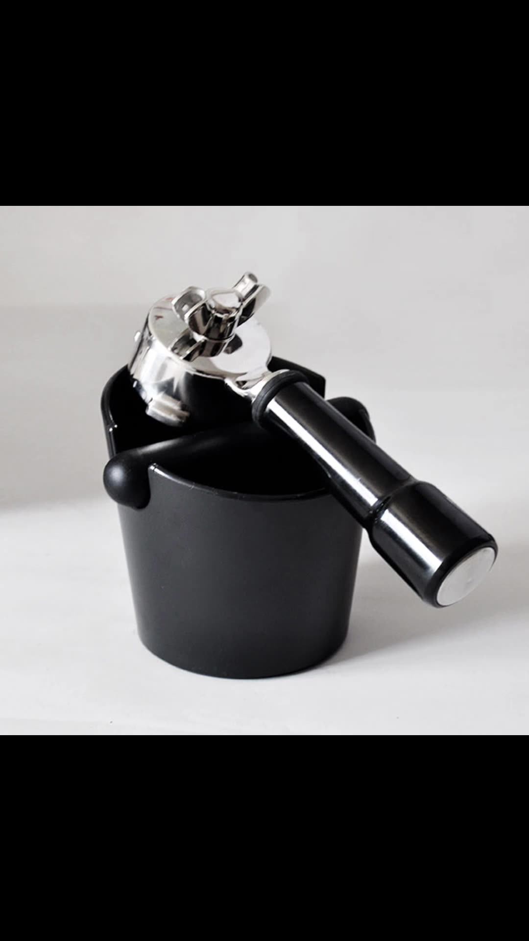 Tall Knock Box Big Coffee Espresso Drawer Abs Plastic And Stainless