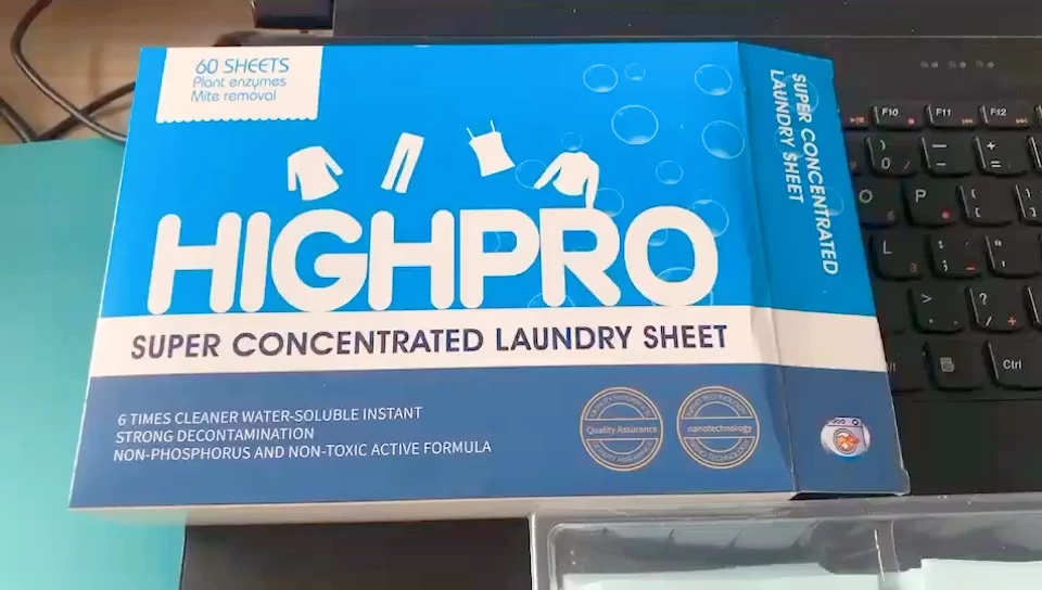 Oem Private Label Eco Strip Laundry Detergent Sheets With Wholesale