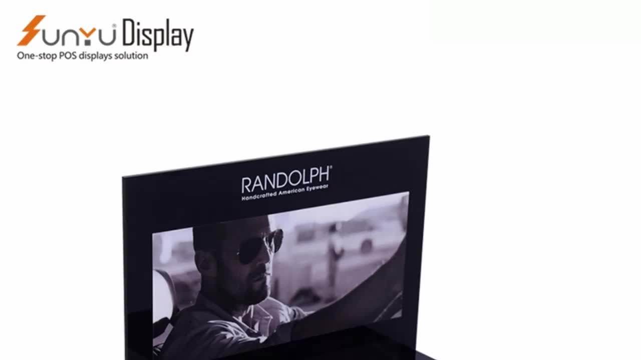 Acrylic Portable Eyewear Eyeglasses Display Shelf Glasses Display Stand