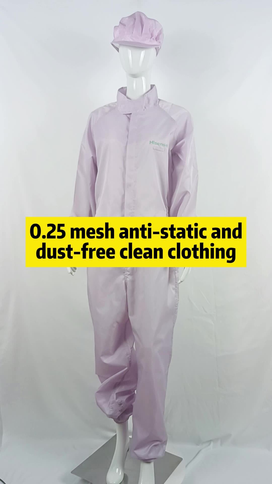 Esd Safety Cleanroom Used Antistatic Suit Apparel Dustfree Garment