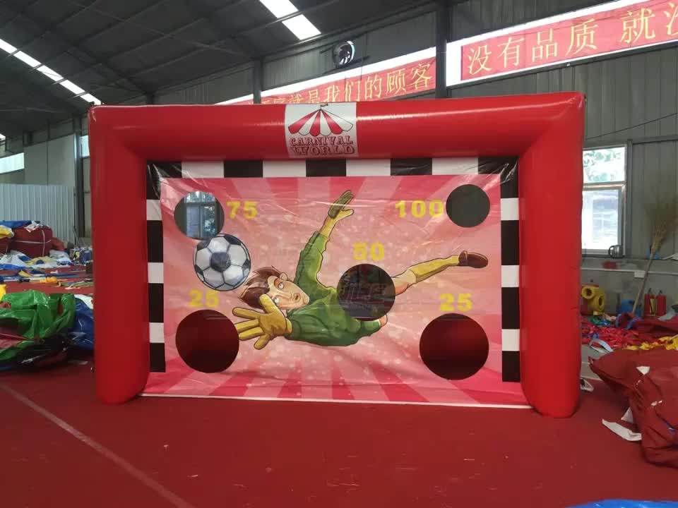 Hi Mini Indoor Portable Target Inflatable Soccer Game Goal For Sale