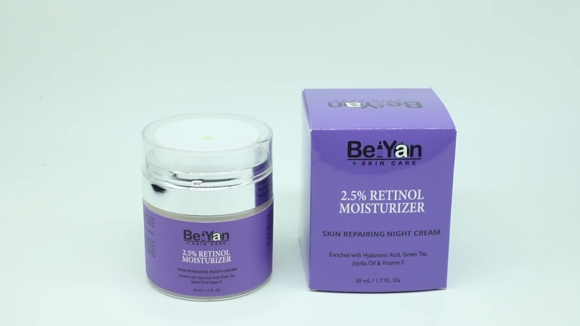 Private Label Msds Certified Retinol Skin Burn Cream Moisturizer For