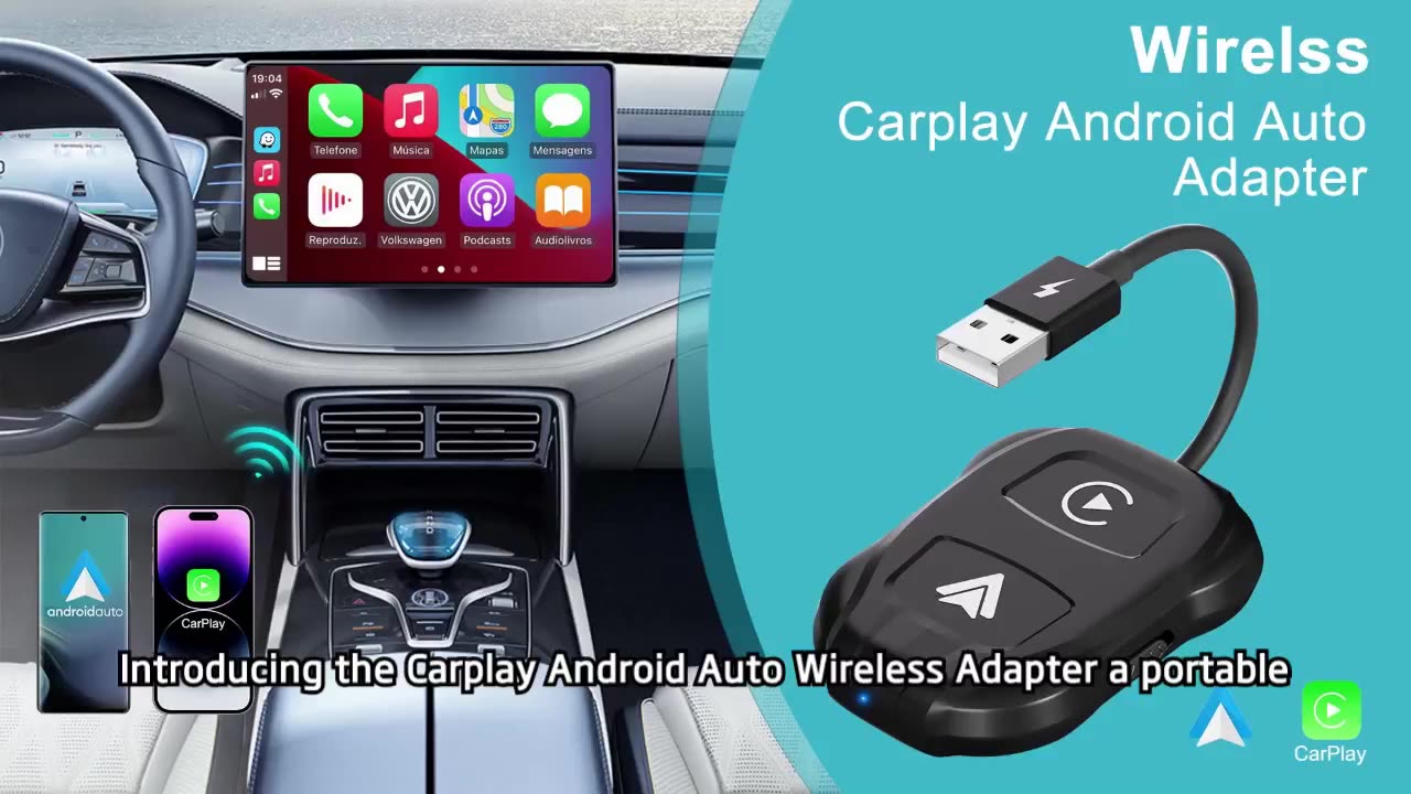Wireless Carplay Adapter Apple Carplay Android Auto Wireless Adapter