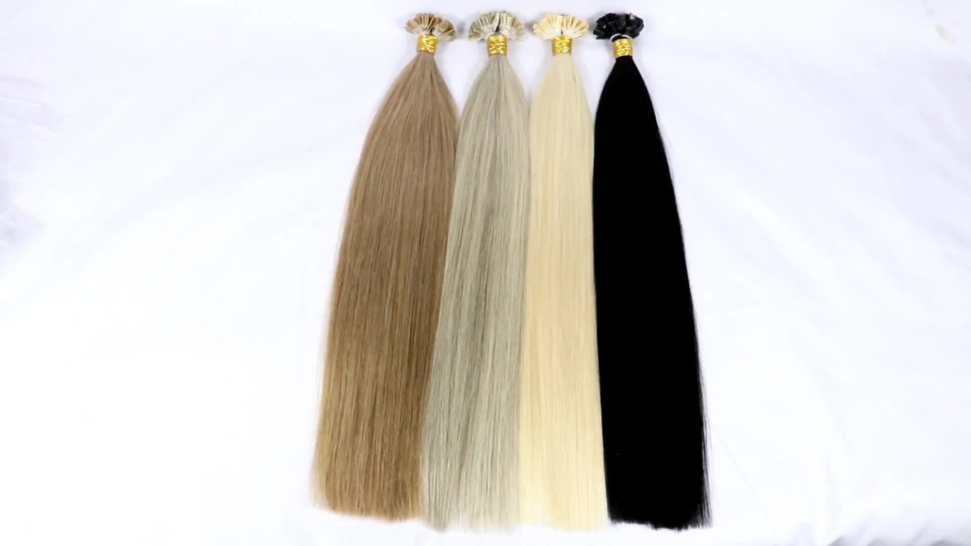 Ktip Hair Extensions 12a Double Drawn Russian Flat Keratin K Tip Hair