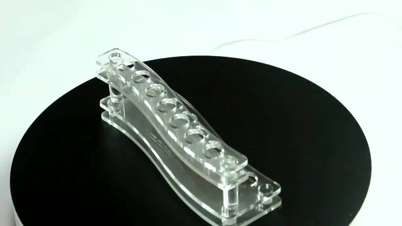 Customized Multiple Tiers Clear Pmaa Lab Tube Organizer Acrylic Test
