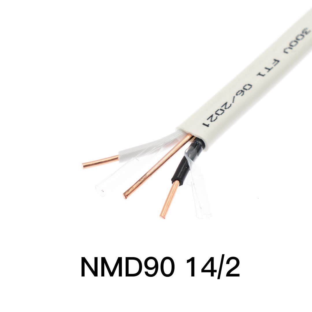 300v 14/2 14/3 12/2 Nmd90 Wires Building/electric Wire 150m Or 75m Roll