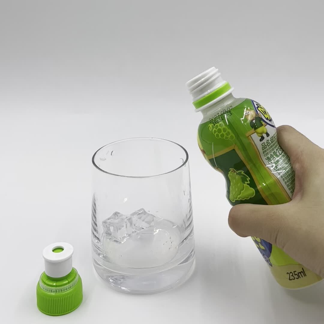 235ml Green Grape Apple Flavored Milk Drink Bottling Plastic Bottle