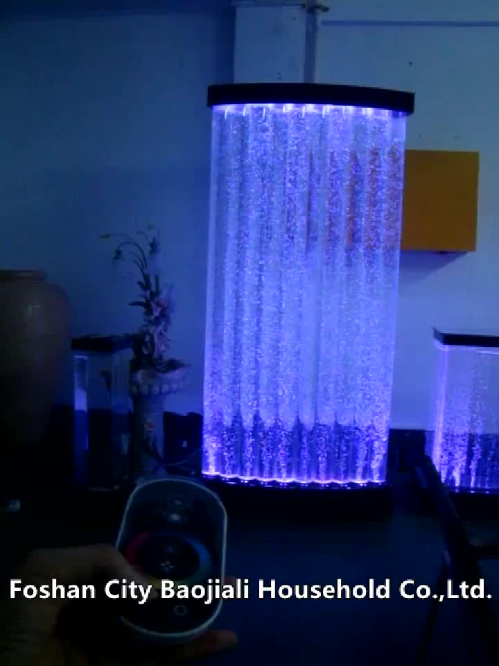 Chinese Manufacturers Led Waterfall Bubble Wall Fountain For Aquarium