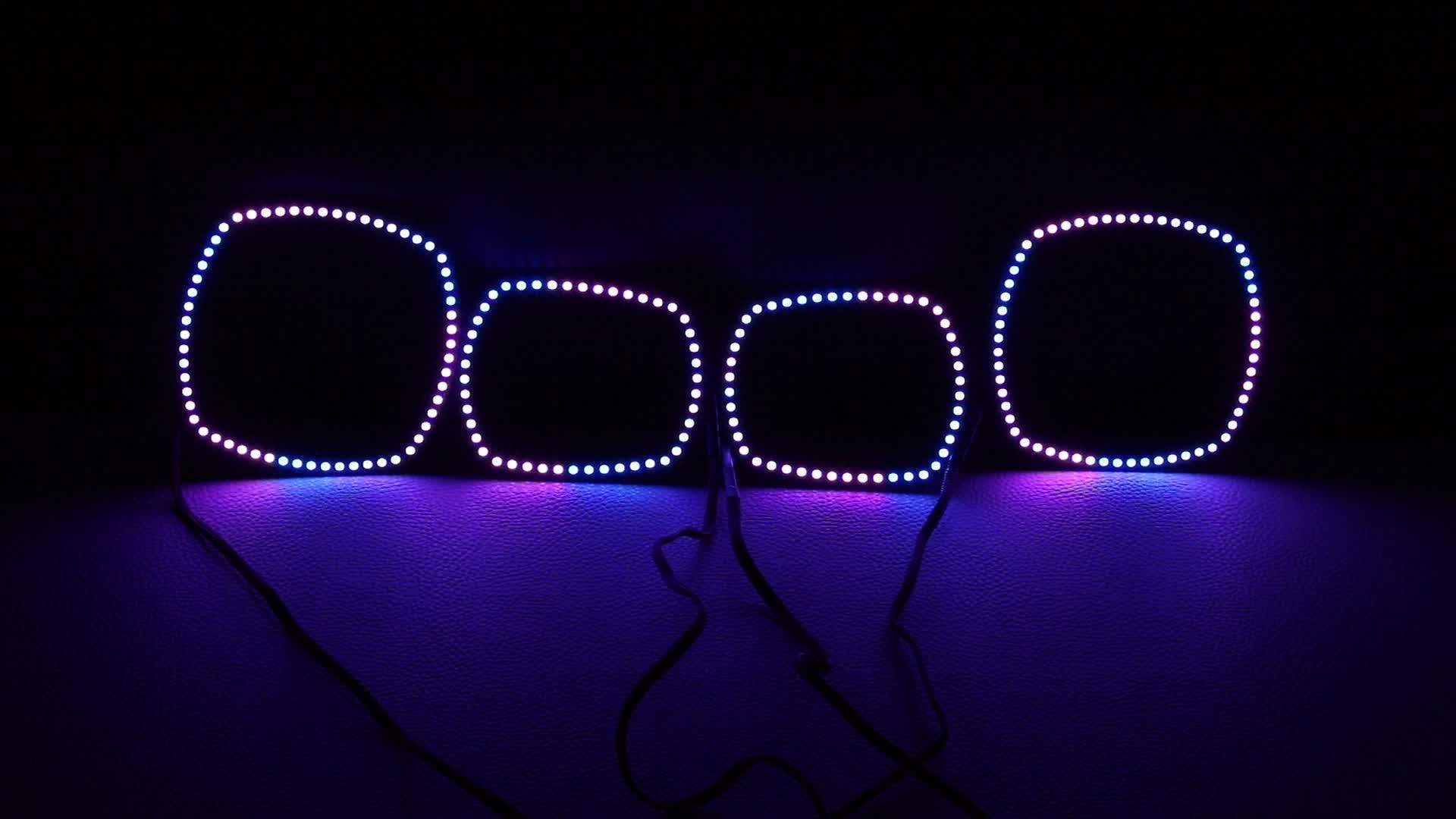 Factory Directly Color Changing Led Light Bar Halo Ring Car Led Light