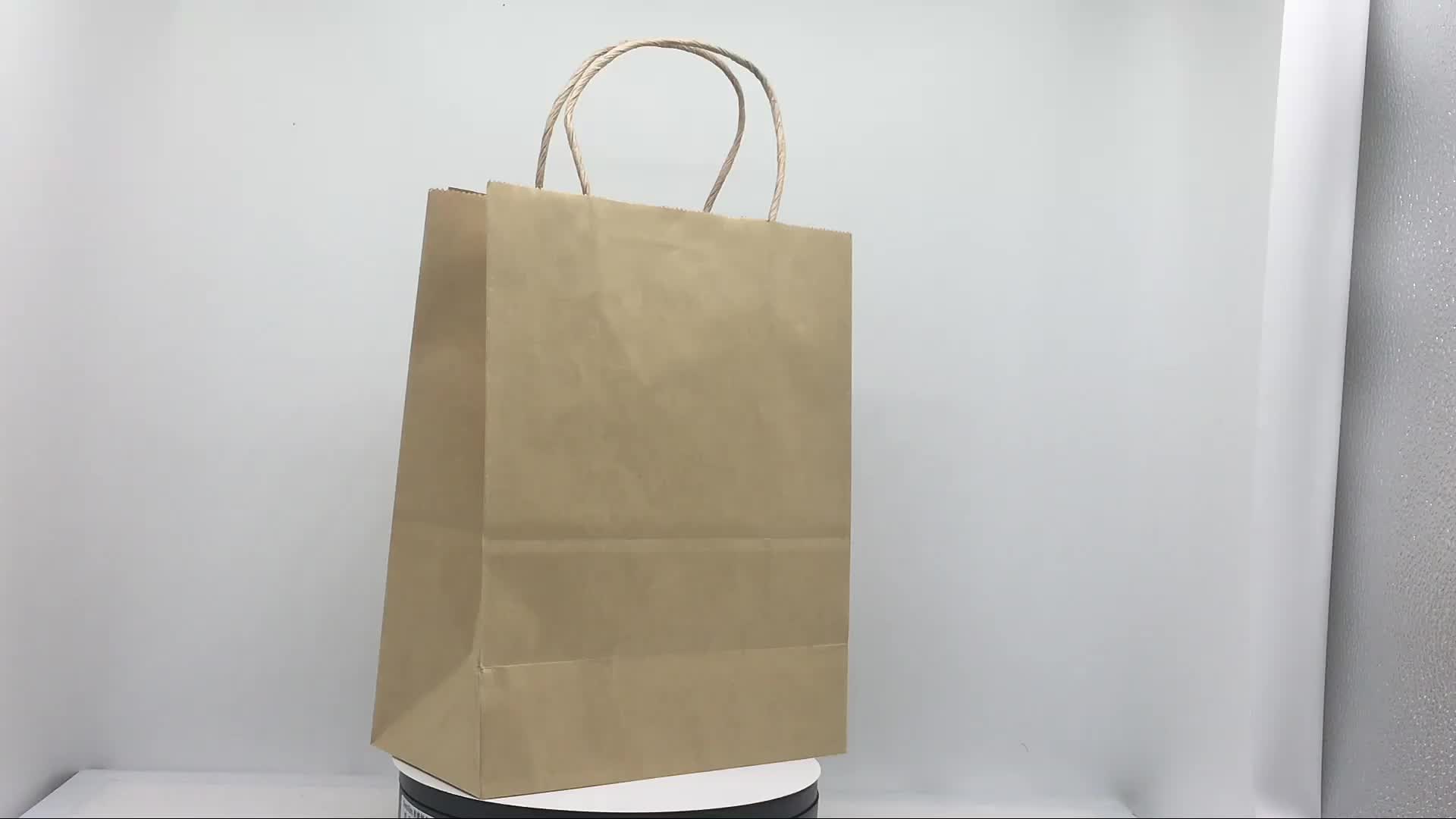 18*24*8cm Custom Printed Euro Tote Bag Laminated Kraft Paper Shopping Bag With Handle - Buy ...