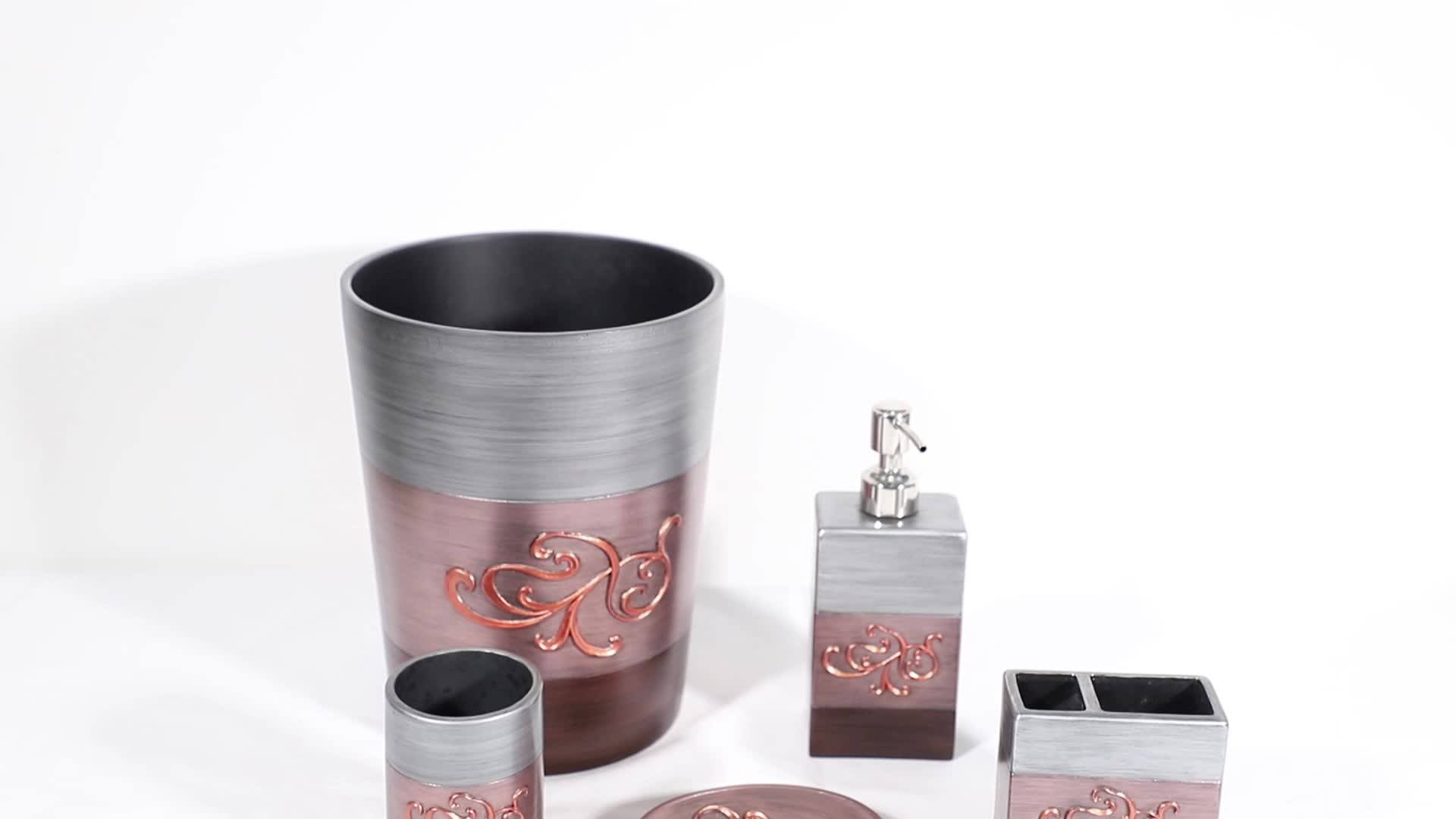 Transparent Traditional Model Design Toilet Sandstone Theme Terrazzo