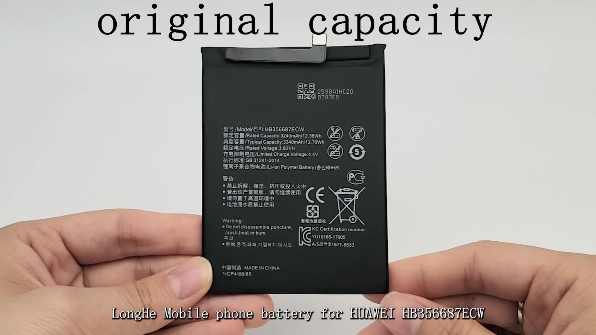 OEM 100% Zero Cycle Mobile Phone Battery for Huawei Mate 10 Lite