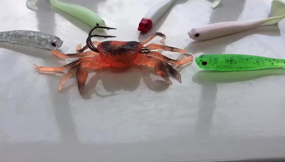 2018 Artifical Crab Bait Soft Plastic Fishing Lure Buy Soft Crab