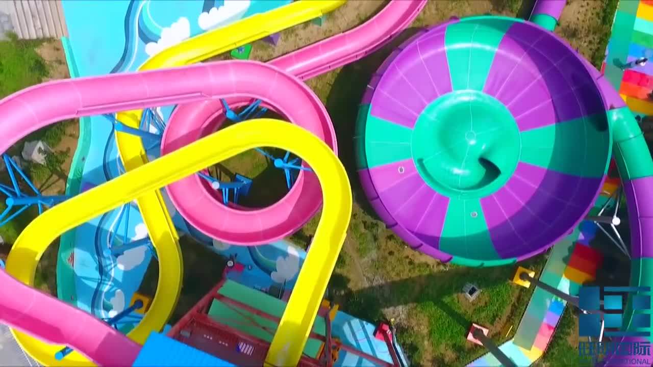 Factory Wholesale Children Water Slide Equipment Big Water Park