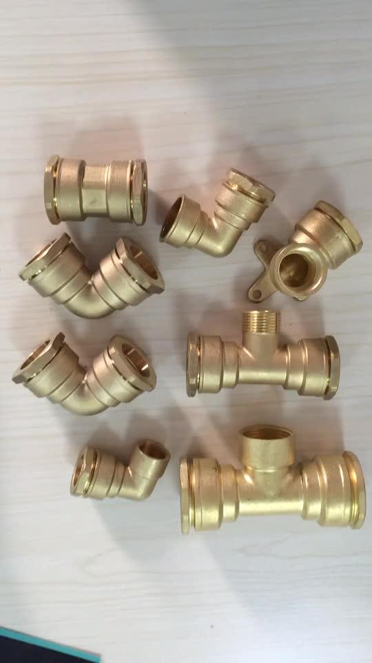 Brass Compression Fittings For Copper Pipe Buy Brass Compression Fittings For Pexalpex Pipes