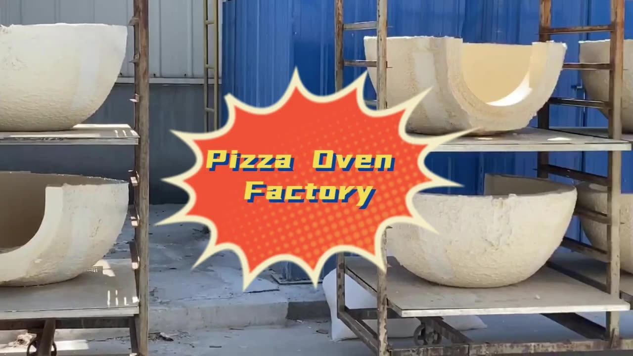 Italy Wood Fired Pizza Oven 500 Degree Commercial Outdoor Clay Ceramic