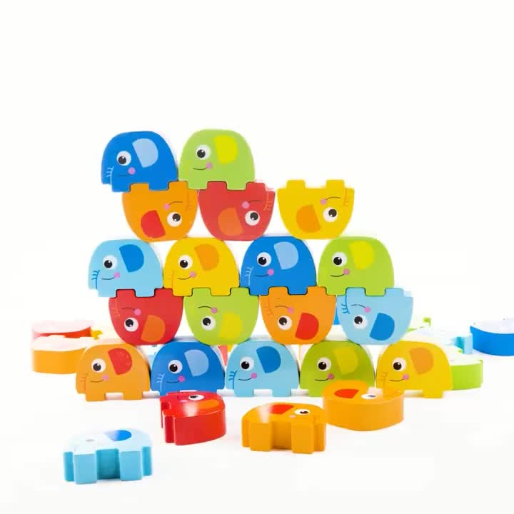 Elephant Game 45 Pcs Balance Learning Toys Baby Stacking Blocks Buy