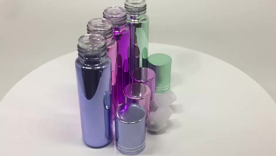 New Arrival Beautiful 10ml Paint Spray Bottle Glass Roll On Bottle With