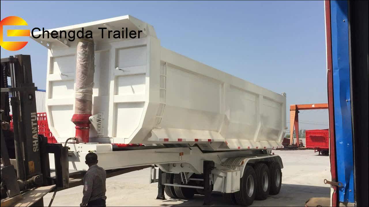 3 Axles Dump Trailer Tractor Trailer Load Capacity Buy Tractor