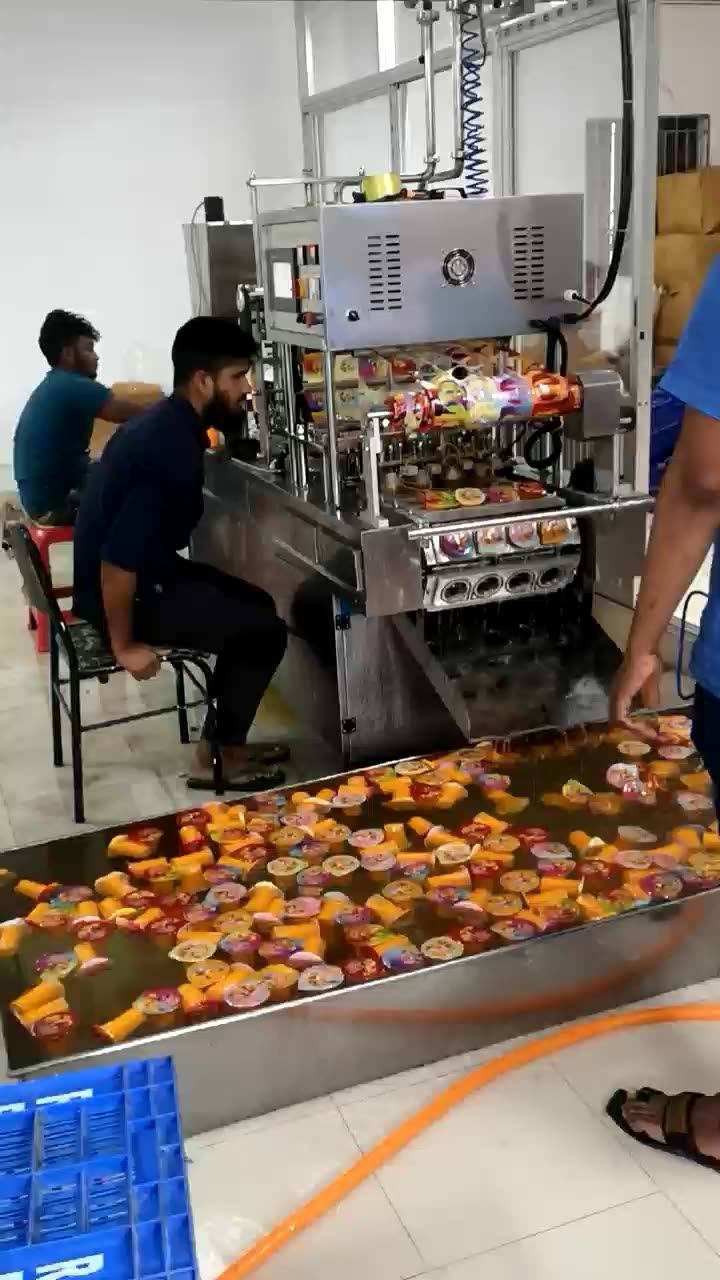 Wanhe Automatic Jelly Ice Cream Filler And Sealer Machine Miner Water